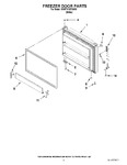 Diagram for 05 - Freezer Door Parts