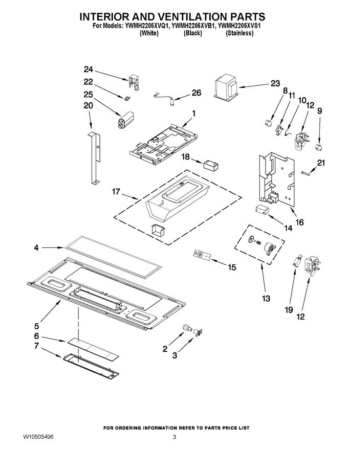 Diagram for YWMH2205XVS1