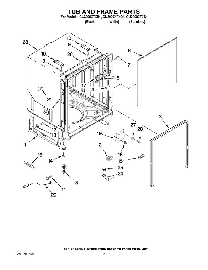 Diagram for GU3000XTXS1