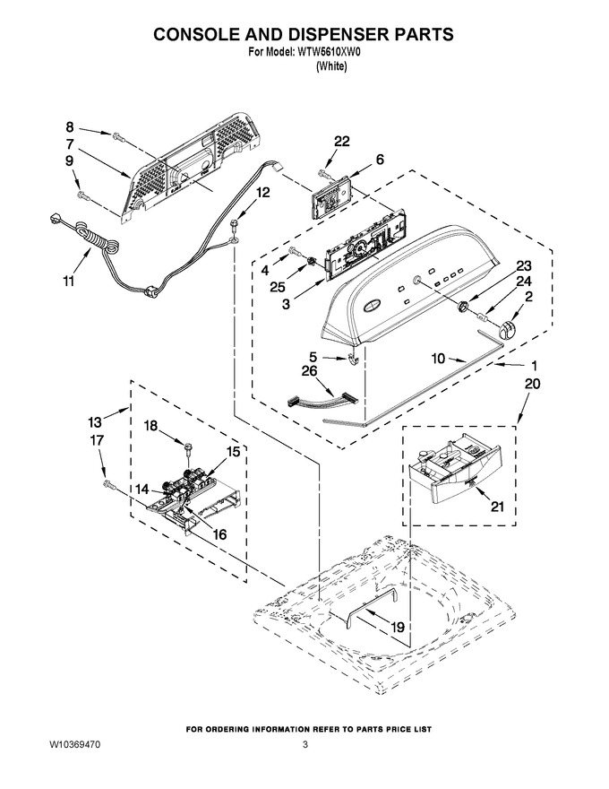 Diagram for WTW5610XW0
