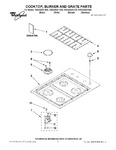 Diagram for 01 - Cooktop, Burner And Grate Parts