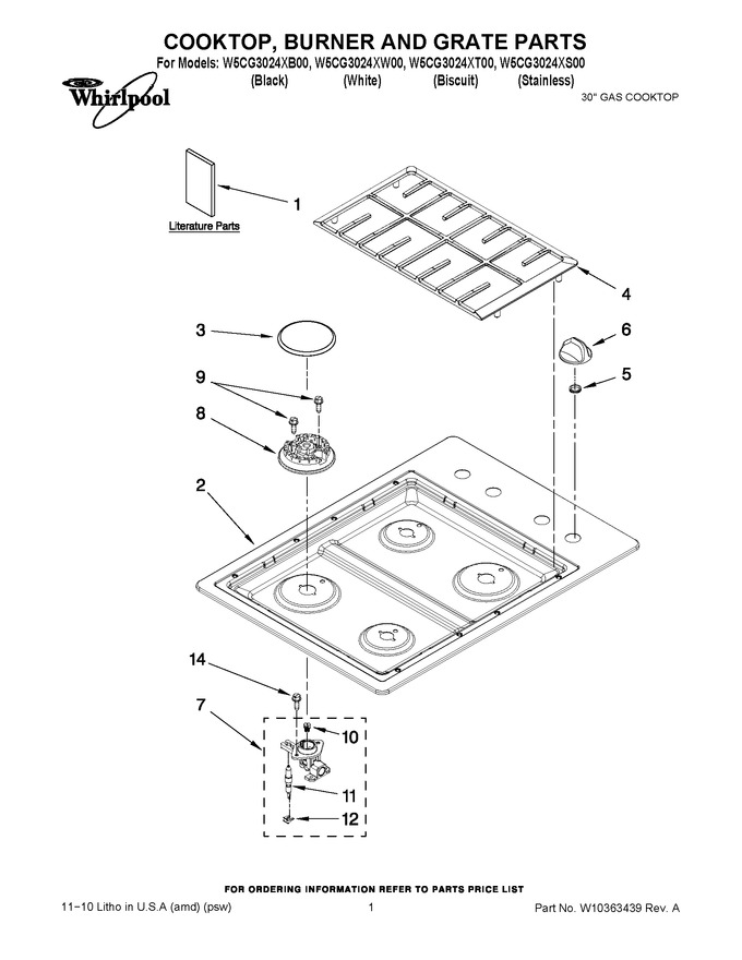 Diagram for W5CG3024XT00