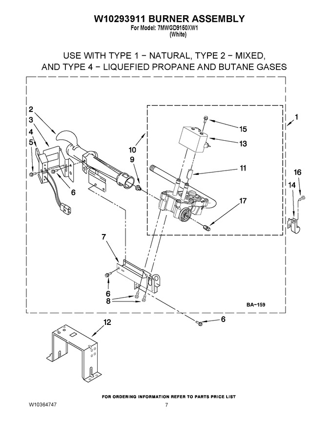 Diagram for 7MWGD9150XW1