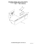 Diagram for 02 - Control Panel And Latch Parts