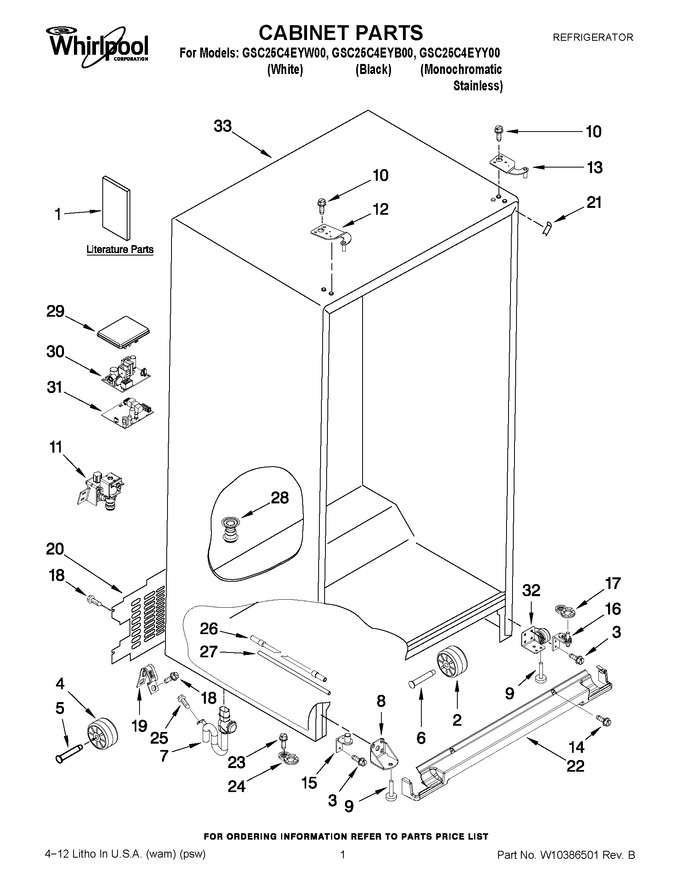 Diagram for GSC25C4EYB00