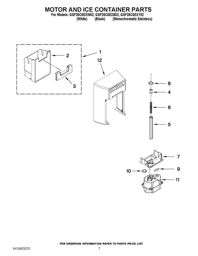 Diagram for GSF26C5EXW02
