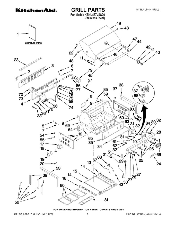 Diagram for KBNU487VSS00