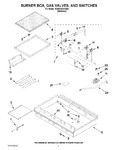 Diagram for 02 - Burner Box, Gas Valves, And Switches