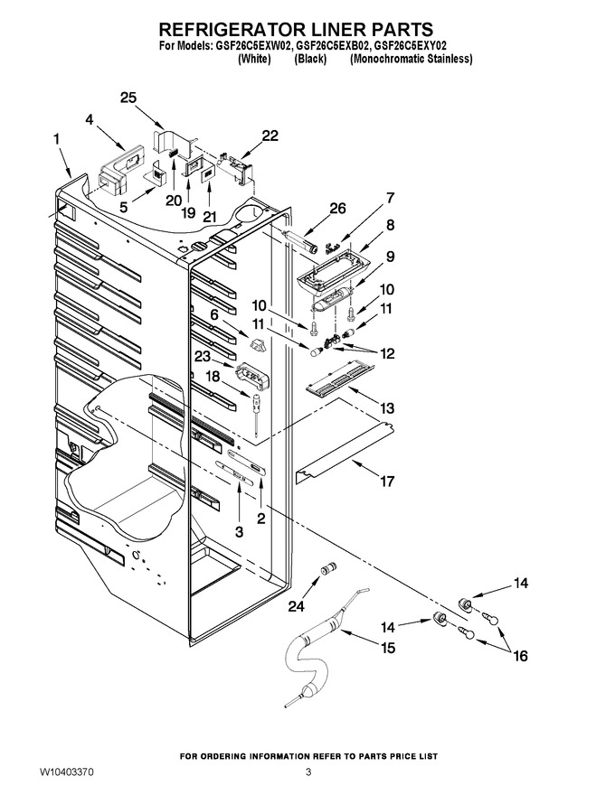 Diagram for GSF26C5EXW02