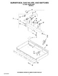 Diagram for 02 - Burner Box, Gas Valves, And Switches