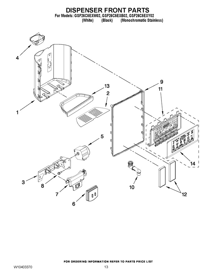 Diagram for GSF26C5EXW02