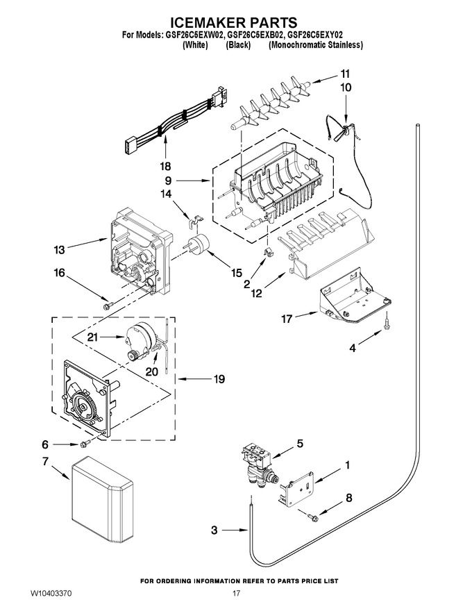 Diagram for GSF26C5EXW02
