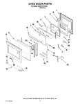 Diagram for 06 - Oven Door Parts