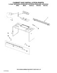 Diagram for 06 - Cabinet And Installation Parts