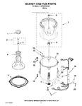 Diagram for 03 - Basket And Tub Parts