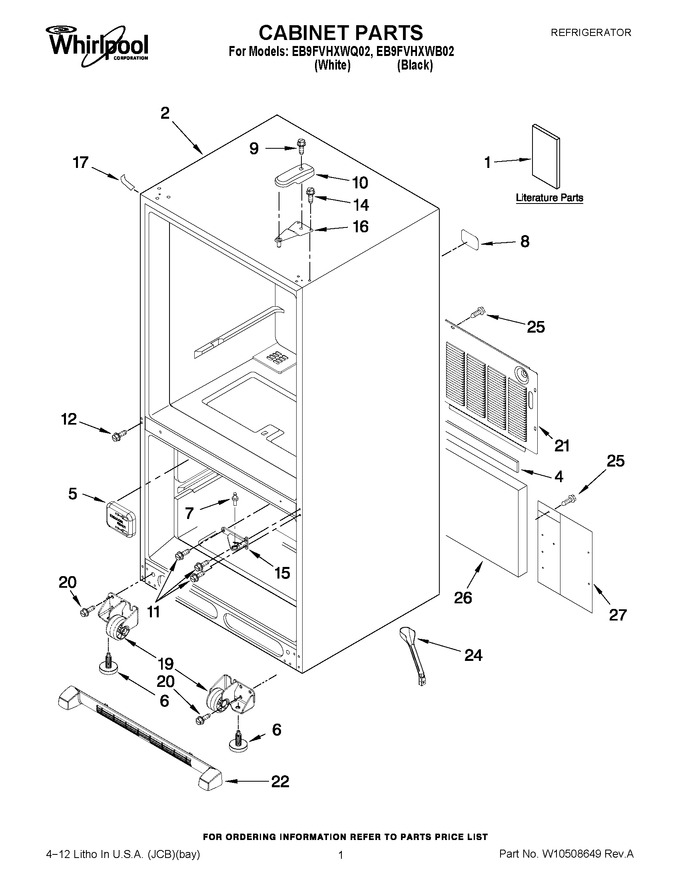 Diagram for EB9FVHXWB02