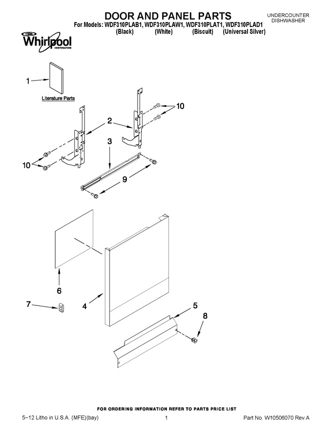 Diagram for WDF310PLAW1