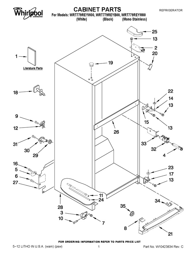 Diagram for WRT779REYM00