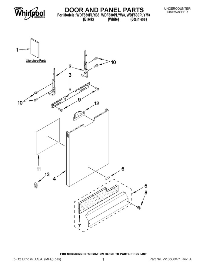 Diagram for WDF530PLYB3