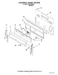 Diagram for 02 - Control Panel Parts