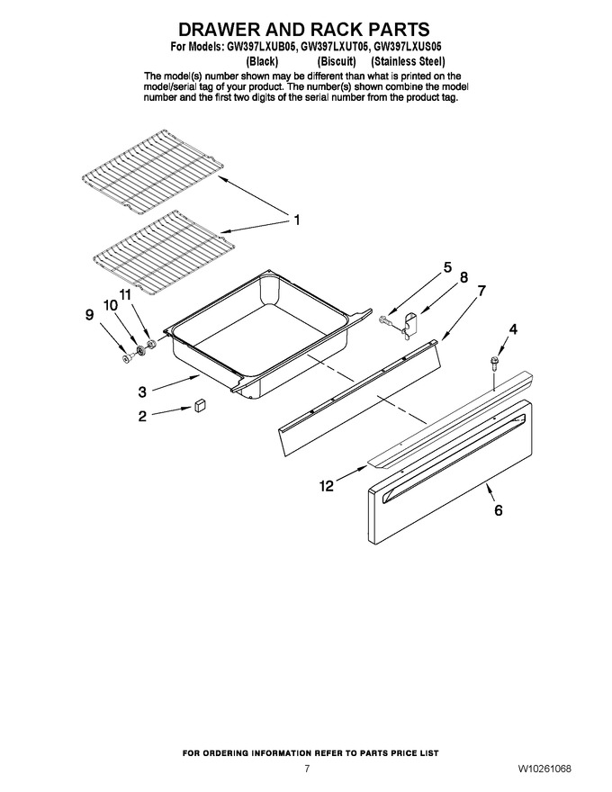 Diagram for GW397LXUS05