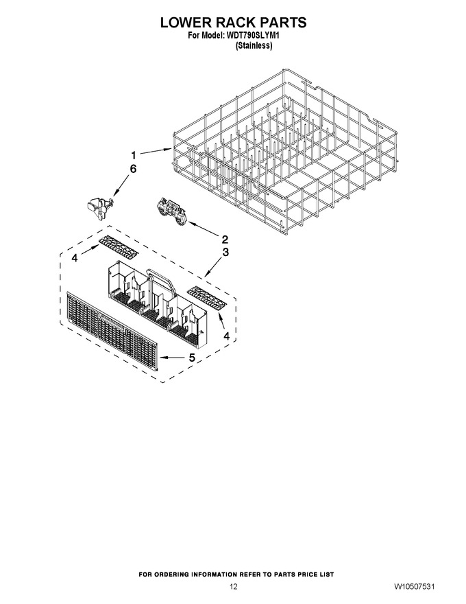 Diagram for WDT790SLYM1