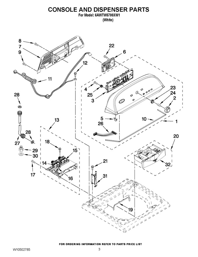 Diagram for 6AWTW5700XW1