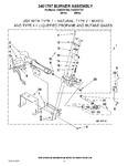 Diagram for 04 - 3401797 Burner Assembly