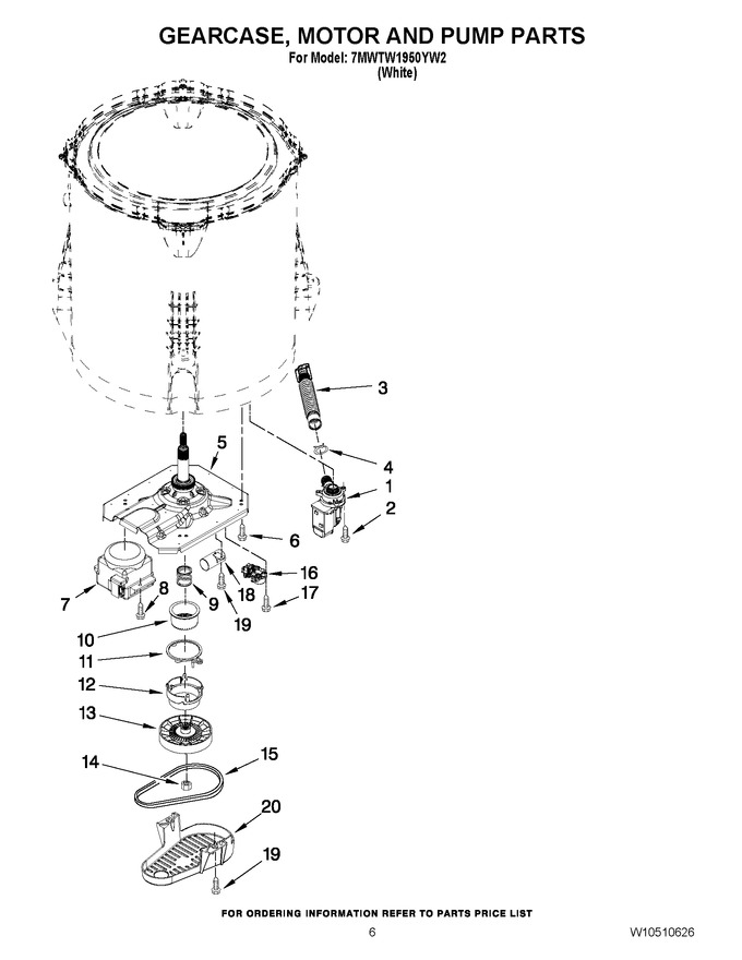 Diagram for 7MWTW1950YW2