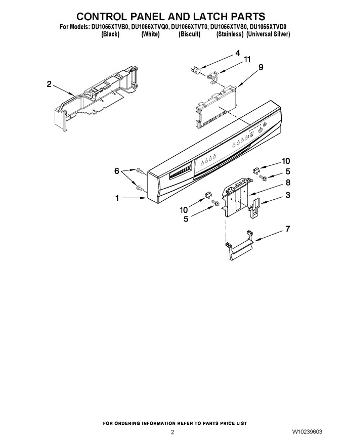 Diagram for DU1055XTVS0