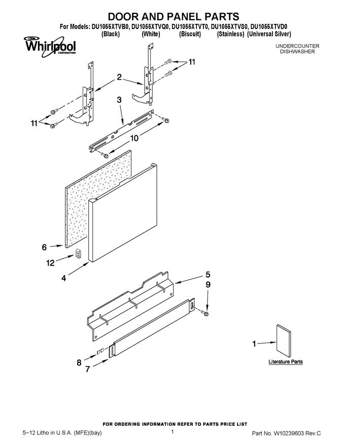 Diagram for DU1055XTVB0