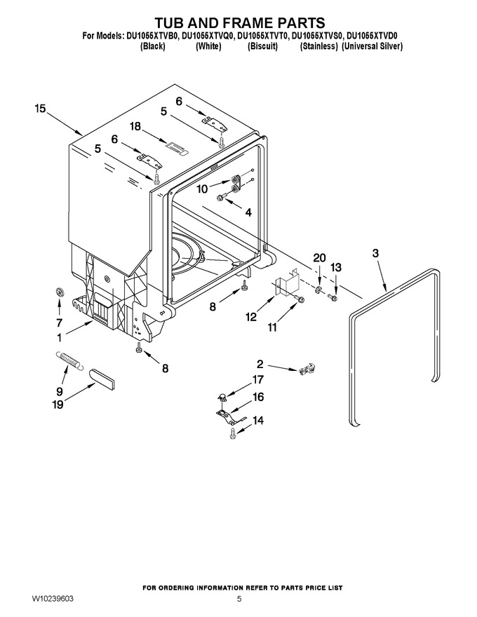 Diagram for DU1055XTVB0