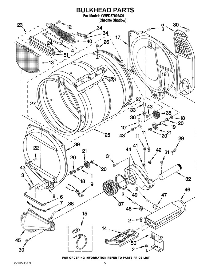 Diagram for YWED5700AC0