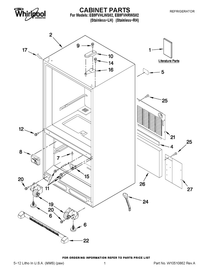 Diagram for EB9FVHRWS02