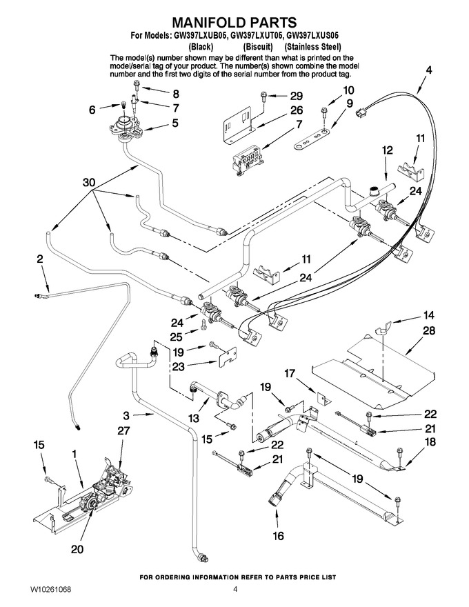 Diagram for GW397LXUB05