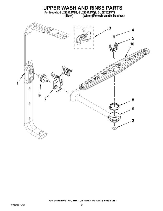 Diagram for GU2275XTVB2