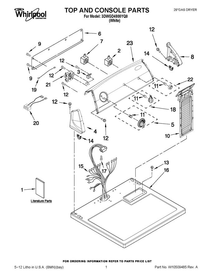 Diagram for 3DWGD4800YQ0