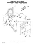 Diagram for 08 - Dispenser Front Parts