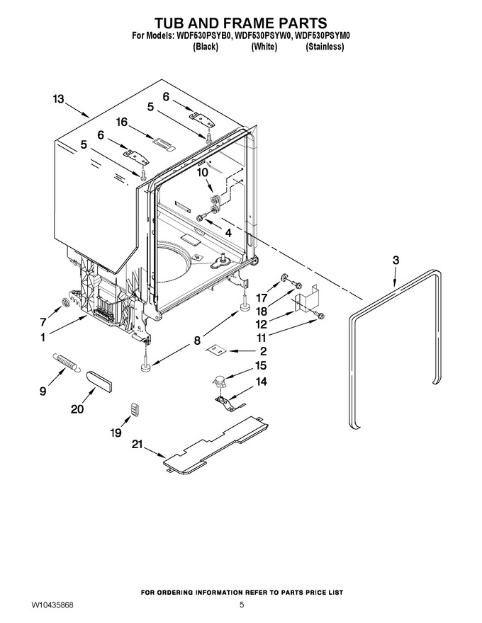 Diagram for WDF530PSYB0