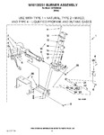Diagram for 09 - W10135231 Burner Assembly