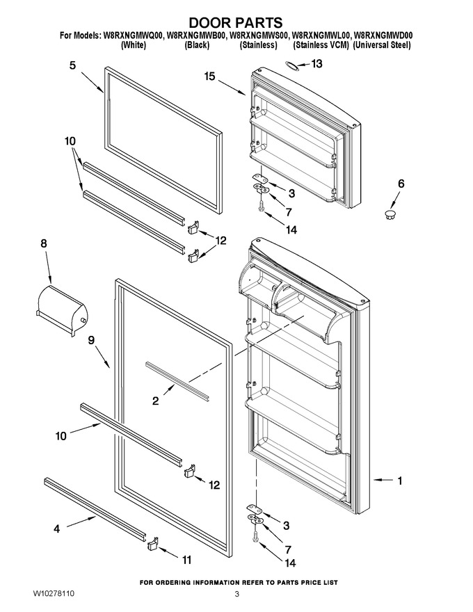 Diagram for W8RXNGMWB00
