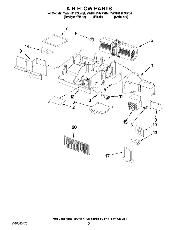 Diagram for YWMH1162XVQ4