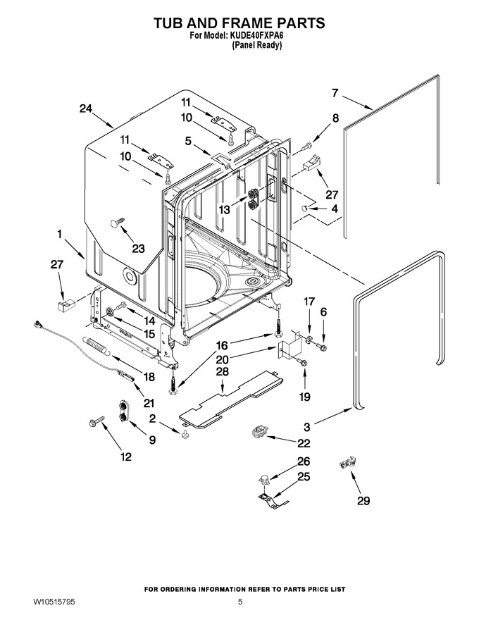Diagram for KUDE40FXPA6