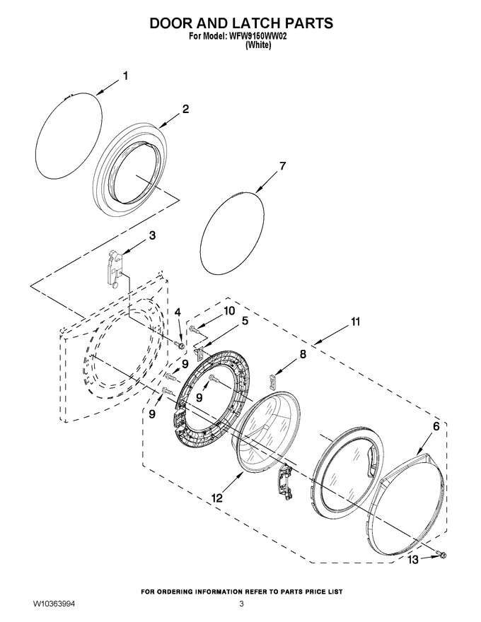 Diagram for WFW9150WW02