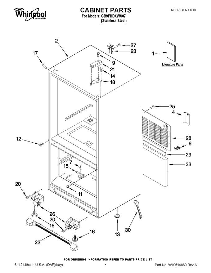 Diagram for GB9FHDXWS07
