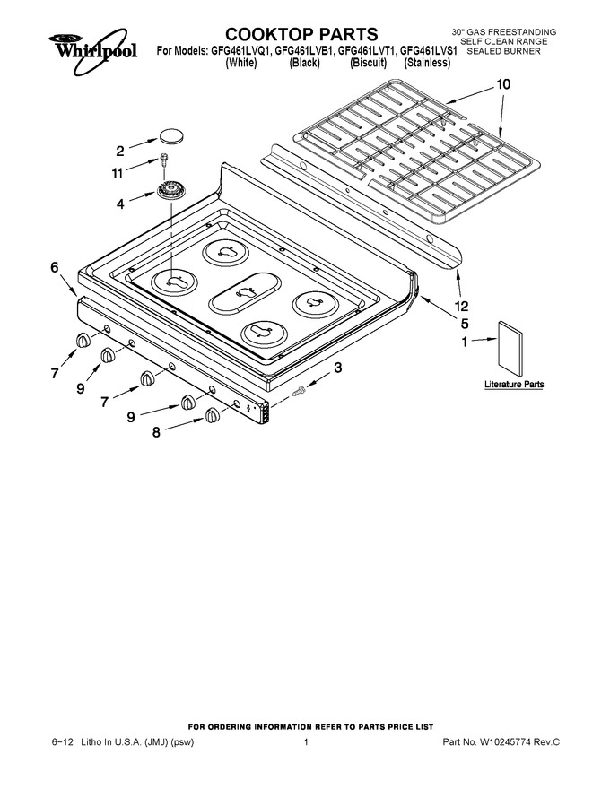Diagram for GFG461LVB1