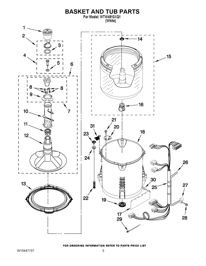 Diagram for WTW4910XQ1