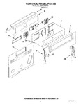Diagram for 03 - Control Panel Parts