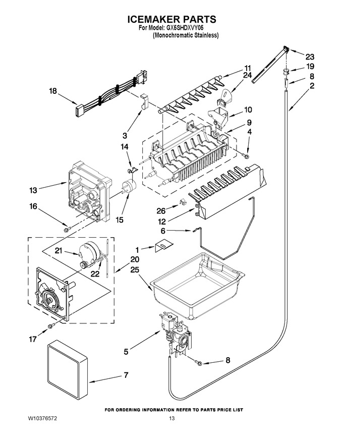 Diagram for GX5SHDXVY05