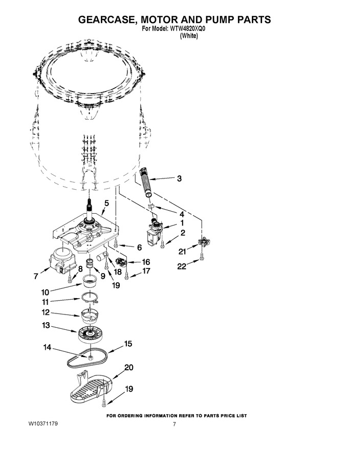 Diagram for WTW4820XQ0